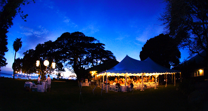 Maui Wedding Tent: Olowalu Platation House