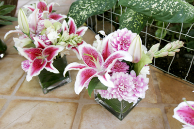 lilies and tuberose