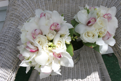 maui white brides bouquets