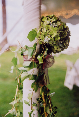 flowers for tent poles