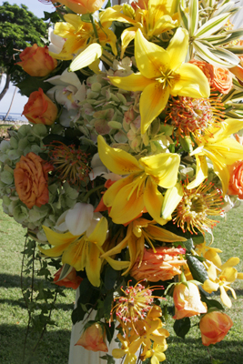 Floral designs by Blue Sky Weddings