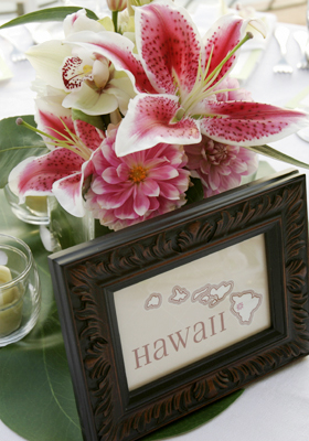 Hawsaiian wedding table