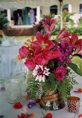 tent flowers