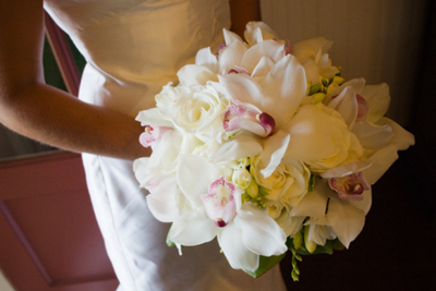 luxurious white orchid bouquet maui