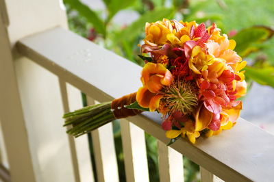 pink vanda orchid maui bouquet