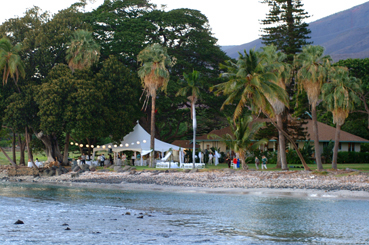 Olowalu Plantation House with tent