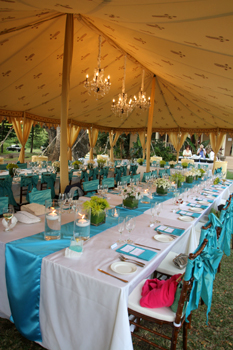 Maui reception decor